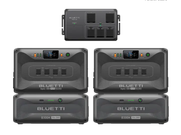 Bluetti Apex 300 portable power station with expandable battery system