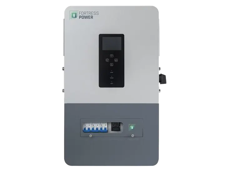 Fortress Power Solo 6.5 inverter installed with battery and e-way components