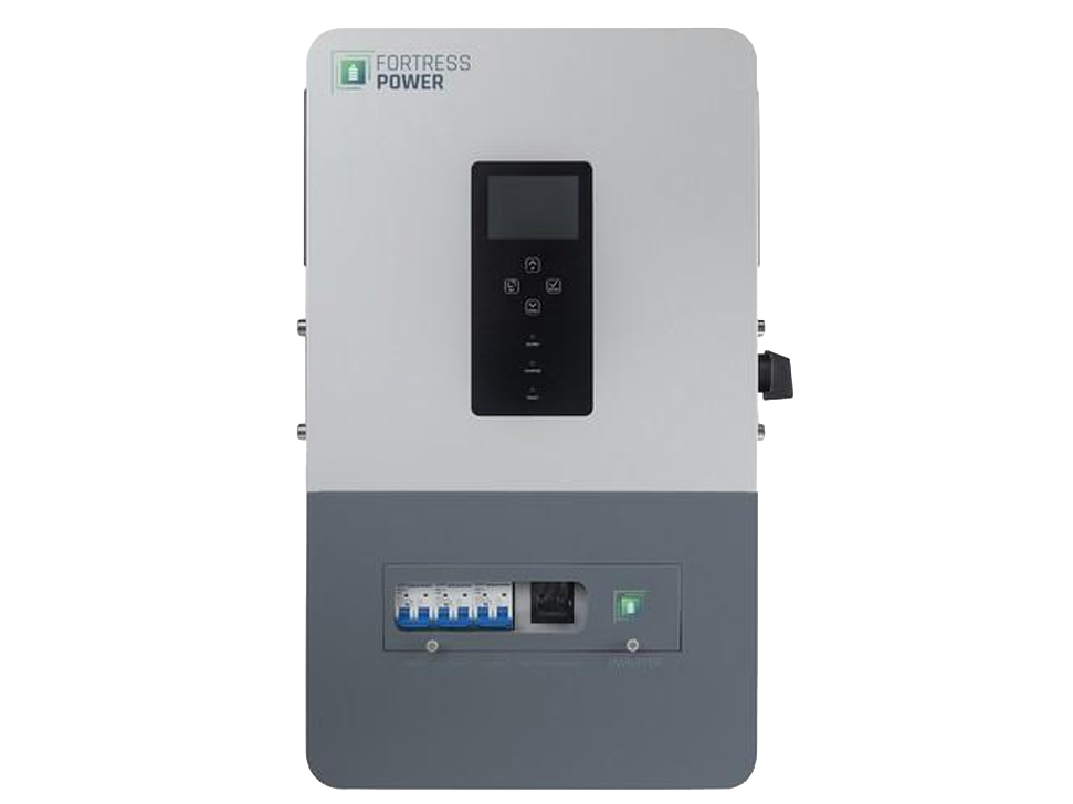 Fortress Power Solo 6.5 inverter installed with battery and e-way components