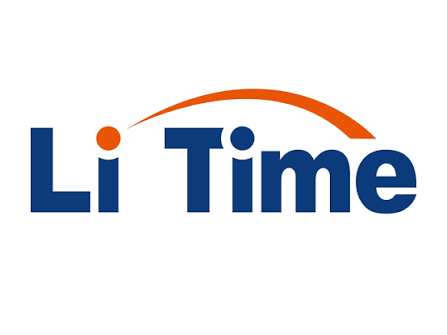 LiTime battery and power products shown at an equipment expo booth